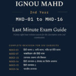 IGNOU MAHD 2nd Year Hindi Medium Module-2 Upanyas book cover — MHD-01, MHD-07, MHD-13, MHD-14, MHD-15 and MHD-16, 2027 Exam Edition, Combined Last Minute Exam Study Guide