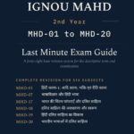 IGNOU MAHD 2nd Year Hindi Medium Module-3 दलित साहित्य book cover — MHD-01, MHD-07, MHD-17, MHD-18, MHD-19 and MHD-20, 2027 Exam Edition, Combined Last Minute Exam Study Guide
