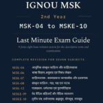 IGNOU MA Sanskrit (MSK) 2nd Year Hindi Medium book cover — MSK-004, MSK-006, MSK-007, MSK-008, MSK-012, MSKE-009 and MSKE-010, 2027 Exam Edition, Combined Last Minute Exam Guide